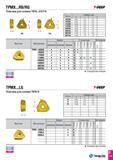 686 TPMX RB/RG T-DEEF Пластина для головок TBTA 3/5/7/9 RB RG Габарит Размеры (мм) d t r 1403RB 8 45 3 5 0 4 1403RG 8 45 3 5 0 8 1704RB 10 30 4 0 0 4 Каталог TAEGUTEC 2015 Металлорежущий инструмент и инструментальная оснастка для металлообрабатывающих станков Точение Фрезерование Сверление Стр. D137