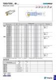 854 TERD/TERX -M- CH0SEMOLD Обозначение Размеры (мм) Пластина D D3 L5 Ts aP TERD 108-M06-05 1 8 9 7 28 6 2 5 RDMX 0501 210-M06-05 2 10 9 7 28 6 2 5 E Каталог TAEGUTEC 2015 Металлорежущий инструмент и инструментальная оснастка для металлообрабатывающих станков Точение Фрезерование Сверление Стр. E121
