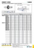 1090 DIN69871-SRKIN T-SpRiHK Термо патрон для твердосплавных и стальных хвостовиков Обозначение Размеры (мм) SS d2 D1 D2 L Lмин Lмакс L1 L3 G J DIN698 Каталог TAEGUTEC 2015 Металлорежущий инструмент и инструментальная оснастка для металлообрабатывающих станков Точение Фрезерование Сверление Стр. G21