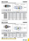1104 HSK A-ER-BIN T-SflLfinCE Цанговый патрон ER с балансируемыми кольцами 0 G2 5(1) 2 RPM 58 60 HRCb- /N5 (Sf Обозначение Размеры (мм) SS CSI с1мин С Каталог TAEGUTEC 2015 Металлорежущий инструмент и инструментальная оснастка для металлообрабатывающих станков Точение Фрезерование Сверление Стр. G35