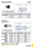 1110 HSK A-ER-CLICK-IN T-CUCK m Конус i DIN69893 форма A DIN6499 T-CLICK SS Обозначение Размеры (мм) SS CSI D1 L L1 HSK A 63 ER32 CLICK-IN 63 SRF32 41 Каталог TAEGUTEC 2015 Металлорежущий инструмент и инструментальная оснастка для металлообрабатывающих станков Точение Фрезерование Сверление Стр. G41