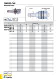 1161 DIN2080-TMC Фрезерный патрон Конус А Обозначение Размеры (мм) SS CSI d2 D1 L G DIN2080 30 ТМС 20-67 30 20 20 54 67 M12 DIN2080 40 TMC 25-78 40 25 Каталог TAEGUTEC 2015 Металлорежущий инструмент и инструментальная оснастка для металлообрабатывающих станков Точение Фрезерование Сверление Стр. G92