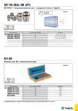 1210 SET ER-SEAL-EM JET2 ER COOLIT - Начальный комплект цанг - стандартная точность TaeguTec Обозначение Количество Набор Диапазон SETER25 SEAL 6 EM J Каталог TAEGUTEC 2015 Металлорежущий инструмент и инструментальная оснастка для металлообрабатывающих станков Точение Фрезерование Сверление Стр. G141