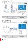 1303 KIT MOLD BH F/R 28-50 Наборы Набор MB25-32, диапазон диаметров 28-50мм - комплект, составленный для чистовых и черновых расточных головок 1 RE MB Каталог TAEGUTEC 2015 Металлорежущий инструмент и инструментальная оснастка для металлообрабатывающих станков Точение Фрезерование Сверление Стр. H64