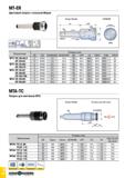 943 MT-ER Цанговый патрон с конусом Морзе Конус А Обозначение Размеры (мм) SS CSI DCONNWS DCONXWS BD LPR LS CRKS THID DRVS MT2 ER 20x48 5 2 ER20 1 0 Каталог TAEGUTEC 2020 Вращающийся режущий и вспомогательный инструмент по металлу Твердосплавные пластины Сборные фрезы с СМП Монолитные фрезы и сверла Инструментальные патроны Стр. G128