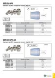 960 SET ER-SPR Комплект цанг ER - стандартная точность TaeguTec Обозначение Количество / Набор DCONWSдиапазон SET ER11 SPR 7 7 0 5-7 ER16 SPR 10 10 0 Каталог TAEGUTEC 2020 Вращающийся режущий и вспомогательный инструмент по металлу Твердосплавные пластины Сборные фрезы с СМП Монолитные фрезы и сверла Инструментальные патроны Стр. G145