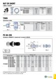 982 NUT ER SHORT ГАИКА T-SHORT Обозначение Размеры (мм) DRVS HLN THSZMS NUT ER20 SHORT 22 10 7 M25x1 5 ER32 SHORT 36 15 0 M40x1 5 ER40 SHORT 46 16 0 Каталог TAEGUTEC 2020 Вращающийся режущий и вспомогательный инструмент по металлу Твердосплавные пластины Сборные фрезы с СМП Монолитные фрезы и сверла Инструментальные патроны Стр. G167