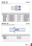 1090 CC MB -ER Запчасти Компоненты для CC Обозначение 1 2 Ключ CC MB16-ER11M CC MB16 SCREW NUT ER11 MINI WRENCH ER11 MINI MB20-ER16M CC MB20 SCREW NUT Каталог TAEGUTEC 2020 Вращающийся режущий и вспомогательный инструмент по металлу Твердосплавные пластины Сборные фрезы с СМП Монолитные фрезы и сверла Инструментальные патроны Стр. H81