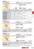 247 Резцы Tungaloy T-тип TLANR/L TURNTEC Соответствующие пластины LNMX Отрицательный передний угол Крепление винтом TURNTHC T-тип TLBNR/L Соответствующие плас Каталог TUNGALOY 2014 Металлорежущий инструмент и инструментальная оснастка Стр. 4-39