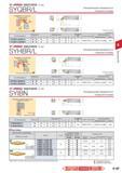 251 Резцы Tungaloy Y-PRO SERIES S-тип SYQBR/L Положительный передний угол Складские позиции Наружное точение Подрезание Исполнение режущей кромки Q Показано п Каталог TUNGALOY 2014 Металлорежущий инструмент и инструментальная оснастка Стр. 4-43
