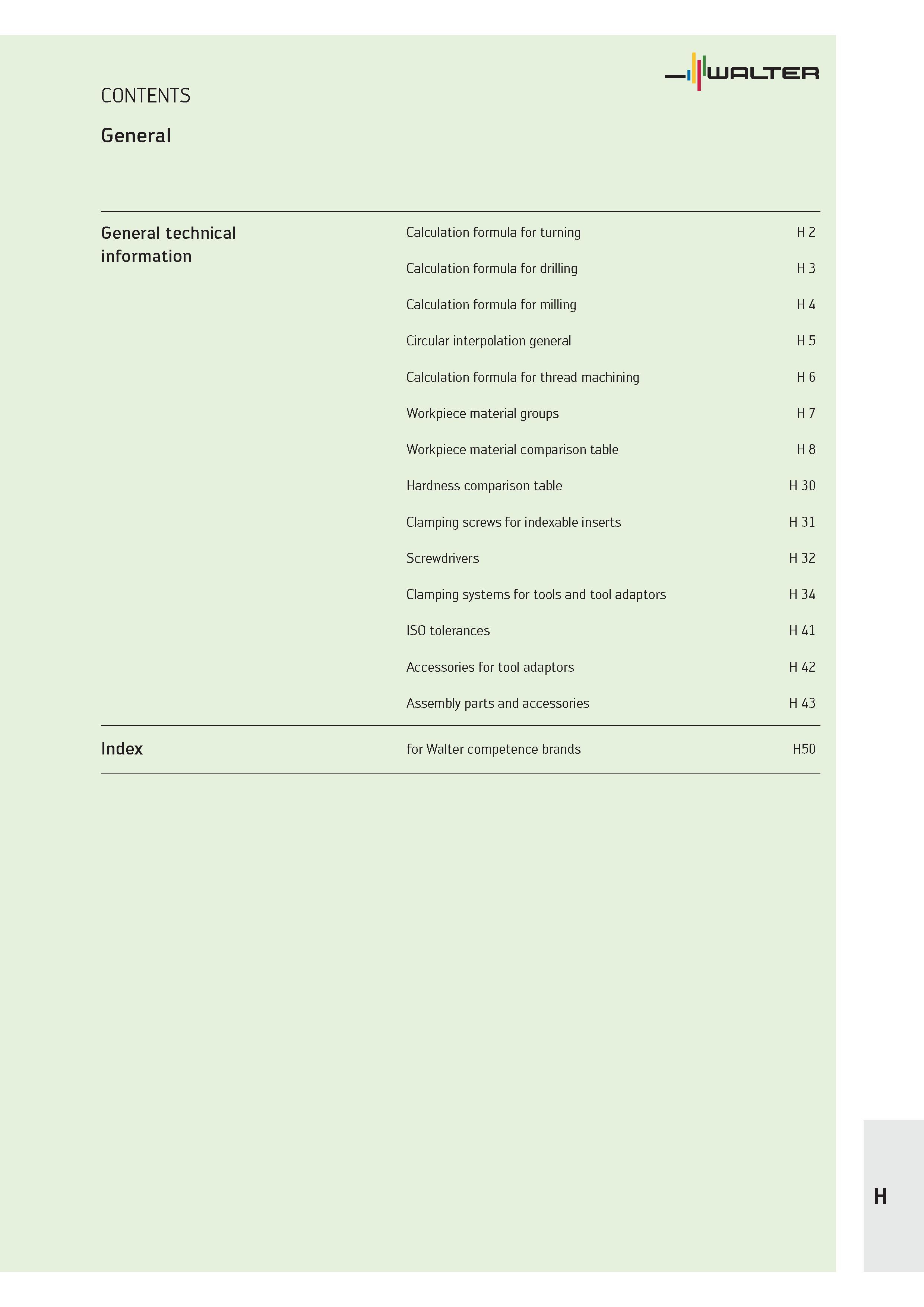2521 Calculation formula for turning information Calculation formula for drilling Calculation formula for milling Circular interpolation general Calcu Каталог WALTER 2012 Металлорежущий инструмент и инструментальная оснастка Valenite для станков и металлообрабатывающих комплексов Стр. 
