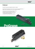 288 Токарные канавочные и отрезные резцы Widia ProGroove со сменными твердосплавными пластинами для обработки канавок и отрезки Режущий инструмент ProGroove характери Каталог WIDIA 2015 Токарный инструмент для наружного точения и растачивания Обработка канавок и отрезка Нарезание резьбы на станочном оборудовании Стр. B64