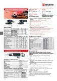 426 ЭКСЦЕНТРИКОВАЯ ШЛИФОВАЛЬНАЯ ПНЕВМОМАШИНА WURTH DTS 151 C DTS 152 C Объем поставки Наименование Артикул DTS 151 С DTS 152 С DTS 153 С Уп Шт Опора 21-от Каталог WURTH 2014 Химия Инструмент Крепежные изделия Электротехническая продукция Оборудование и материалы для автосервиса Стр. 426