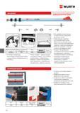 646 WURTH АВТО-MESSFIX Телескопический измерительный прибор для ремонта кузова Диапазон измерения Длина в сложенном состоянии мм Вес кг Артикул Шт уп 920- Каталог WURTH 2014 Химия Инструмент Крепежные изделия Электротехническая продукция Оборудование и материалы для автосервиса Стр. 646