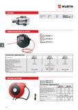 460 WURTH Технические характеристики DSA 11 DSA18 DSA 17 Наименование Артикул 699 008 11 699 008 18 699 010 17 Макс, рабочее давление, бар 16 16 16 В Каталог WURTH 2016 Режущий и слесарный инструмент Продукция химическая и электротехническая Крепежные изделия Расходные и абразивные материалы Стр. 460