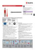 281 ИНЖЕКЦИОННАЯ СИСТЕМА WURTH W-VI 4, W-VI/HCR для инжекционной массы wiT-VM200 (wiT-EA150) для использования с монтажным пистолетом Артикул 08 Каталог WURTH 2017 Химическая продукция для автомобилей Крепежные изделия Инструмент режущий и абразивный Расходные материалы автосервиса Оборудование Материалы для кузовного ремонта Стр. 281