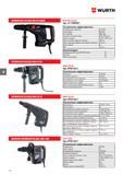 420 ПЕРФОРАТОР SDS MAX BMH 40 XE WURTH EHD 40 Combi Арт 5717003021 Технические характеристики Потребляемая мощность 1100 Вт Сила удара 9,5 Дж Ти Каталог WURTH 2017 Химическая продукция для автомобилей Крепежные изделия Инструмент режущий и абразивный Расходные материалы автосервиса Оборудование Материалы для кузовного ремонта Стр. 420