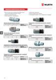454 СОЕДИНИТЕЛИ ПНЕВМАТИЧЕСКИЕ WURTH СЕРИИ S4000 Высокая пропускная способность (до 3900 л/мин) и максимальное рабочее давление 16 бар Материал: Каталог WURTH 2017 Химическая продукция для автомобилей Крепежные изделия Инструмент режущий и абразивный Расходные материалы автосервиса Оборудование Материалы для кузовного ремонта Стр. 454