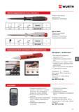 725 БЕСКОНТАКТНЫЙ ТЕСТЕР НАПРЯЖЕНИЯ WURTH С ФУНКЦИЕЙ ФОНАРЯ (LED) DIN VDE 0411 IEC/EN 61010-1 Для надежного определения переменного тока Необяза Каталог WURTH 2017 Химическая продукция для автомобилей Крепежные изделия Инструмент режущий и абразивный Расходные материалы автосервиса Оборудование Материалы для кузовного ремонта Стр. 725