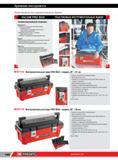 170 Пластиковые инструментальные ящики FACOM PRO BOX ПРОФЕССИОНАЛЬНОЕ РЕШЕНИЕ Надежность Корпус из усиленного полипропилена Ударопрочность Устойчивость к Каталог FACOM 2014 Профессиональный слесарно-монтажный ручной инструмент Стр. 146