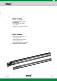 291 Compact design for high reliability and cost efficiency Carbide shim for additional tool protection C-Style Clamping Height-adjustable clamp permit Каталог WIDIA 2017 Металлорежущий инструмент Стационарный и вращающийся для металлообрабатывающих станков и оборудования Стр. C51 ENG