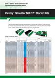 837 The kits are set up to serve the majority of shoulder milling applications, delivered with a cutter body and the latest Widia Victory grade s Detai Каталог WIDIA 2017 Металлорежущий инструмент Стационарный и вращающийся для металлообрабатывающих станков и оборудования Стр. J29 ENG