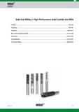 1061 Solid End Milling Widia Hanita High-Performance Solid Carbide End Mills VariMill Roughing Finishing Micro Solid Carbide End Mills Aluminium Hard Ma Каталог WIDIA 2017 Металлорежущий инструмент Стационарный и вращающийся для металлообрабатывающих станков и оборудования Стр. O1 ENG