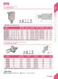 47 DYD DYD Cartridge Boring Tool DYD ftilisI aiaiM Inclined Mounting Type mm fULffiHI li-niisl nxmm tmmmmij usf ii Specification D d Li l 2 L Boring Каталог DEREK 2017 Инструмент металлорежущий и станочная оснастка Фрезы концевые твердосплавные и с режущими сменными пластинами Резцы Державки Расточные головки Стр. A17