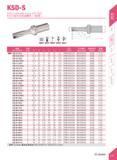 71 KSD-S KSD-S Indexable Insert Drill (3xD) KSD-S st'fcfciiifsI ( 3im ) il =1 £ O L3 > V l 2 Li L mm TJttSSj MMW Specification Teeth D d Li l 2 l 3 Каталог DEREK 2017 Инструмент металлорежущий и станочная оснастка Фрезы концевые твердосплавные и с режущими сменными пластинами Резцы Державки Расточные головки Стр. A40