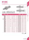 89 BT-DCK BT-DCK Boring Adapter BT-DCKMSlJJfli Specification Figure D di d Li l 2 L flJHiftT Side-lock screw mw Wrench Weight BT30- DCK1-55 A 19 - 1 Каталог DEREK 2017 Инструмент металлорежущий и станочная оснастка Фрезы концевые твердосплавные и с режущими сменными пластинами Резцы Державки Расточные головки Стр. A58