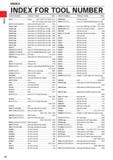 32 INDEX FOR TOOL NUMBER ORDER NUMBER PRODUCT NAME PAGE ORDER NUMBER MESO Spring C017, E039, F116, G024, H014, HOI 7, Q019-Q020, Q022-Q023, Q026 MFE Каталог MITSUBISHI 2020 Режущий инструмент для станков по металлу Фрезы концевые монолитные из твердого сплава и сборные со сменными режущими пластинами Резцы Сверла Стр. 10