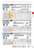 359 SVJC-SM NEW Without off set KAPR 93 Right hand tool holder shown Finish Finish Light Light FP FM LS LS-P - (11) (n) (11,13) (11,13) Light Light L Каталог MITSUBISHI 2020 Режущий инструмент для станков по металлу Фрезы концевые монолитные из твердого сплава и сборные со сменными режущими пластинами Резцы Сверла Стр. D011