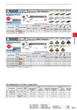 395 / ' / ' I I 1 I With coolant hole VNv-AJiflSGrtS DCON Right hand tool holder shown Finish Light Medium Medium FP LP MP MH (16) (16) (16) (16) Med Каталог MITSUBISHI 2020 Режущий инструмент для станков по металлу Фрезы концевые монолитные из твердого сплава и сборные со сменными режущими пластинами Резцы Сверла Стр. E015