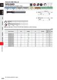 674 SOLID END MILLS MS2MD End mill, Medium cut length, 2 flute DC<3 DC>3 Carton Steel, Alloy Steel, Casl Iron (<30HRC) Tod SM, Mferi Sleel Hardened S Каталог MITSUBISHI 2020 Режущий инструмент для станков по металлу Фрезы концевые монолитные из твердого сплава и сборные со сменными режущими пластинами Резцы Сверла Стр. J052