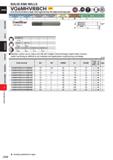 964 SOLID END MILLS NEW VQ6MHVRBCH Corner radius end mill, Medium cut length, 6 flute, Irregular helix flutes, With multiple internal through coolant Каталог MITSUBISHI 2020 Режущий инструмент для станков по металлу Фрезы концевые монолитные из твердого сплава и сборные со сменными режущими пластинами Резцы Сверла Стр. J342