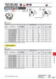 1199 FACE MILLING HIGH FEED CUTTING> TOOL NEWS Fig 1 Q Fig 2 0125 0160 Right hand tool holder only KAPR :15” GAMP:-6” GAMF:-10” DCON = Inch size DC (m Каталог MITSUBISHI 2020 Режущий инструмент для станков по металлу Фрезы концевые монолитные из твердого сплава и сборные со сменными режущими пластинами Резцы Сверла Стр. M043
