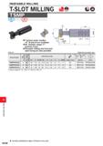 1404 INDEXABLE MILLING INDEXABLE MILLING T-SLOT MILLING 1 TSMP CQ mt Steel Cast Iron Right hand tool holder only Order Number TSIot Nomenclature Stock Каталог MITSUBISHI 2020 Режущий инструмент для станков по металлу Фрезы концевые монолитные из твердого сплава и сборные со сменными режущими пластинами Резцы Сверла Стр. M248