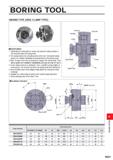 1449 BORING TOOL QB4000 TYPE (SIDE CLAMP TYPE) FEATURES 1 Tightening the clamp bolt (or clamp nut) draws the clamp washer in and securely holds the bo Каталог MITSUBISHI 2020 Режущий инструмент для станков по металлу Фрезы концевые монолитные из твердого сплава и сборные со сменными режущими пластинами Резцы Сверла Стр. N021