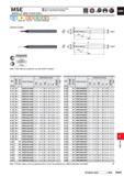 1553 MSE Wide flute for preventing chip jamming Stable, small diameter machining MIRACLE MINI STAR DRILL TOOL NEWS i I P I M N J Steel Stainless Steel Каталог MITSUBISHI 2020 Режущий инструмент для станков по металлу Фрезы концевые монолитные из твердого сплава и сборные со сменными режущими пластинами Резцы Сверла Стр. P097