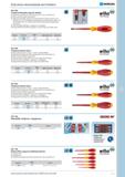 591 Отвертка Phozidriv electric SlimFix Защитная изоляция для 1000 в переменного тока, знак VDE и GS Жало полная закалка воронение Защитная изоляция нанесена н Каталог NORGAU 2014 Профессиональные инструменты и промышленное оборудование Стр. 575