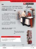 13 CUSTOMER SERVICE DISTRIBUTION NETWORK THROUGH MY DISTRIBUTOR I HAVE ACCESS TO THE ENTIRE FACOM RANGE vv FACOM distributors are chosen for their p Каталог FACOM 2005 Профессиональный ручной инструмент для предприятий и мастерских Стр. 9 ENG