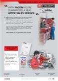 19 CUSTOMER SRVICE CLIENTS AFTER SALES SERVICE WITH FACOM YOU'RE GUARANTEED A REAL AFTER SALES SERVICE When you buy a FACOM product the guarantee co Каталог FACOM 2005 Профессиональный ручной инструмент для предприятий и мастерских Стр. 15 ENG