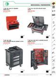 39 WORKSTATIONS AND TOOL STORAGE MECHANICAL ENGINEERING SET CM 130A IN 4 DRAWER CHEST BT 64 2074 M130A D 509 kg SET CM 130A WITH ROLLER CHEST 2092A Каталог FACOM 2005 Профессиональный ручной инструмент для предприятий и мастерских Стр. 35 ENG