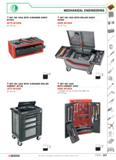 41 WORKSTATIONS AND TOOL STORAGE MECHANICAL ENGINEERING SET CM 120A WITH 2-DRAWER CHEST BT 62A 2070 M120A D 392 kg SET CM 120A WITH 5-DRAWER ROLLER Каталог FACOM 2005 Профессиональный ручной инструмент для предприятий и мастерских Стр. 37 ENG