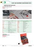 48 PLANT AND EQUIPMENT MAINTENANCE SETS CONSTRUCTION PLANT SETS 151-PIECE METRIC TOOL SET CM V9 Supplied loose see below D 409 kg F Qty Description Каталог FACOM 2005 Профессиональный ручной инструмент для предприятий и мастерских Стр. 44 ENG