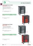 68 WORKSTATIONS AND STORAGE JET ROLLER CABINETS SEVEN-DRAWER ROLLER CABINET JET 7G JET 7 4 drawers 60 mm high with partitions 1 drawer 130 mm high w Каталог FACOM 2005 Профессиональный ручной инструмент для предприятий и мастерских Стр. 64 ENG