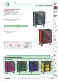 69 WORKSTATIONS AND STORAGE JET ROLLER CABINETS TEN-DRAWER ROLLER CABINET JET 10G JET 10 7 drawers 60 mm high with partitions 3 drawers 60 mm high w Каталог FACOM 2005 Профессиональный ручной инструмент для предприятий и мастерских Стр. 65 ENG