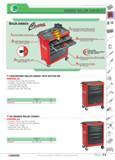 75 WORKSTATIONS AND STORAGE CHRONO ROLLER CABINETS Roller cabinets 1 Comfortable metal handle 2 Centralised folding-key locking system I 6 3 7 Compa Каталог FACOM 2005 Профессиональный ручной инструмент для предприятий и мастерских Стр. 71 ENG