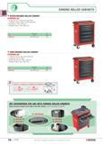 76 WORKSTATIONS AND STORAGE CHRONO ROLLER CABINETS SEVEN-DRAWER ROLLER CABINET CHRONO 6A 3 drawers 50 mm high with partitions 4 drawers 100 mm high Каталог FACOM 2005 Профессиональный ручной инструмент для предприятий и мастерских Стр. 72 ENG