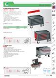 77 WORKSTATIONS AND STORAGE FOUR-DRAWER ROLLER CHEST JET CR4G- JET CR4 Incorporates all the safety and comfort features of the JET range (100 openin Каталог FACOM 2005 Профессиональный ручной инструмент для предприятий и мастерских Стр. 73 ENG